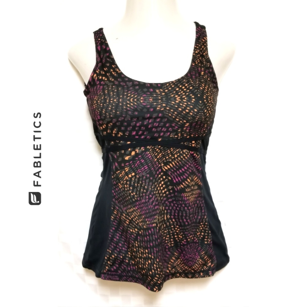 Fabletics Hawthorn Workout Tank Top Fractal Print - Picture 2 of 8